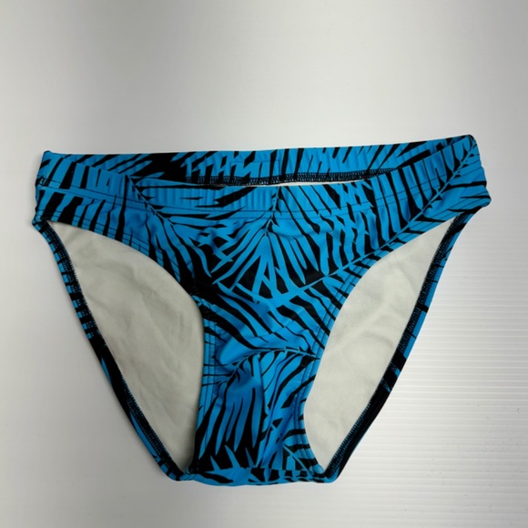 Moschino Blue Palm Tree Print Men's Swim Brief (Small) - Picture 2 of 2